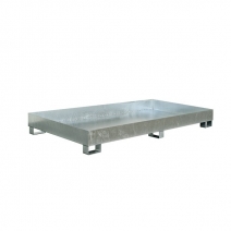 Paleta (wanna) wychwytowa Standard BW1820, stalowa, 264 l, b/kratown, ocynkowana